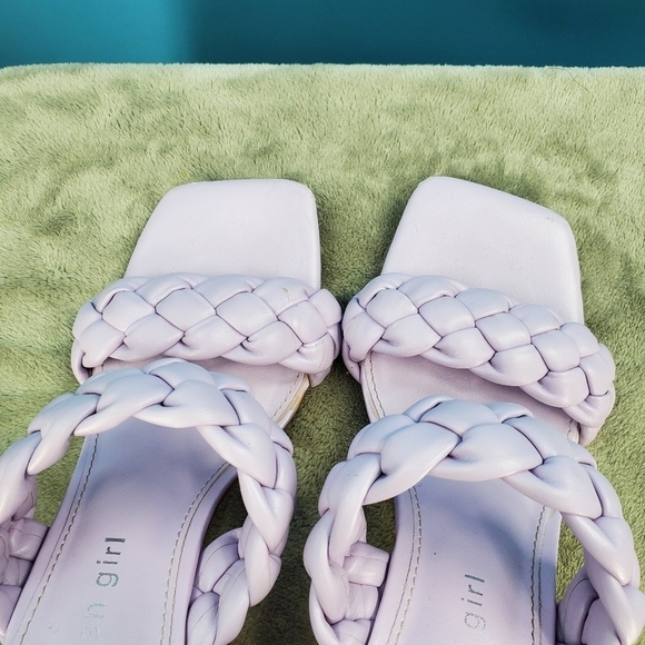 Madden Girl lilac square toe block heels 6 - Picture 13 of 13